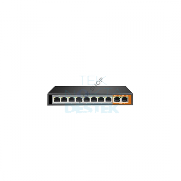  PS-1008E-2G 8 Port PoE Network Switch