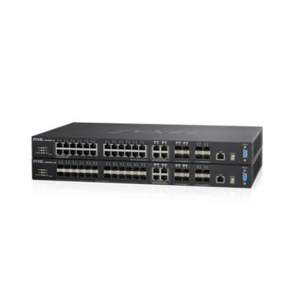 28-port GbE L3 Aggregation Switch with 4 SFP+...