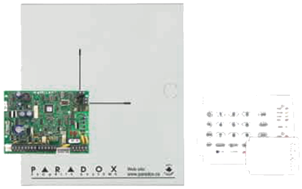 Paradox MG5000 hırsız alarm paneli seti