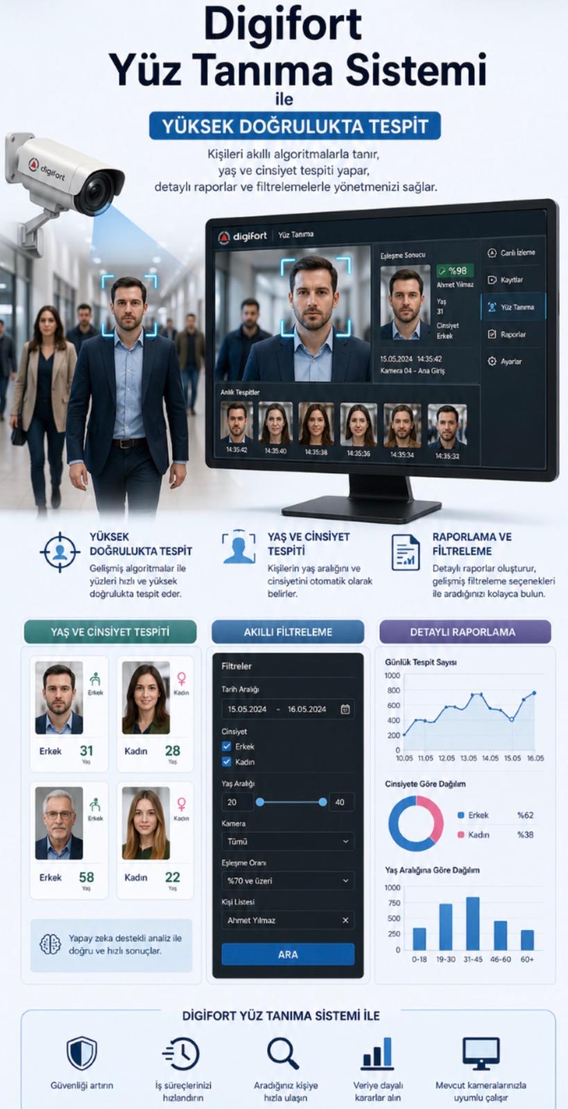 Digifort yüz tanıma sistemi
